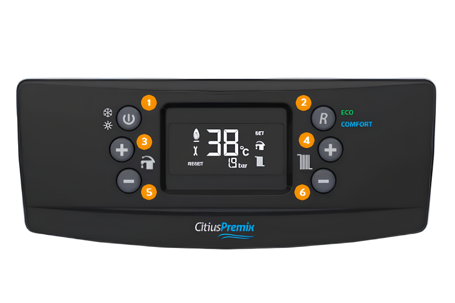 E.C.A. Citius Premix 28 kw Kombi - Görsel 2